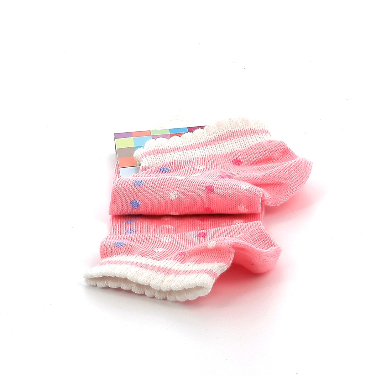 BATY Παιδικό Καλτσάκι για Κορίτσι Baty Χρώματος Ροζ 0034-ΡΟΖ