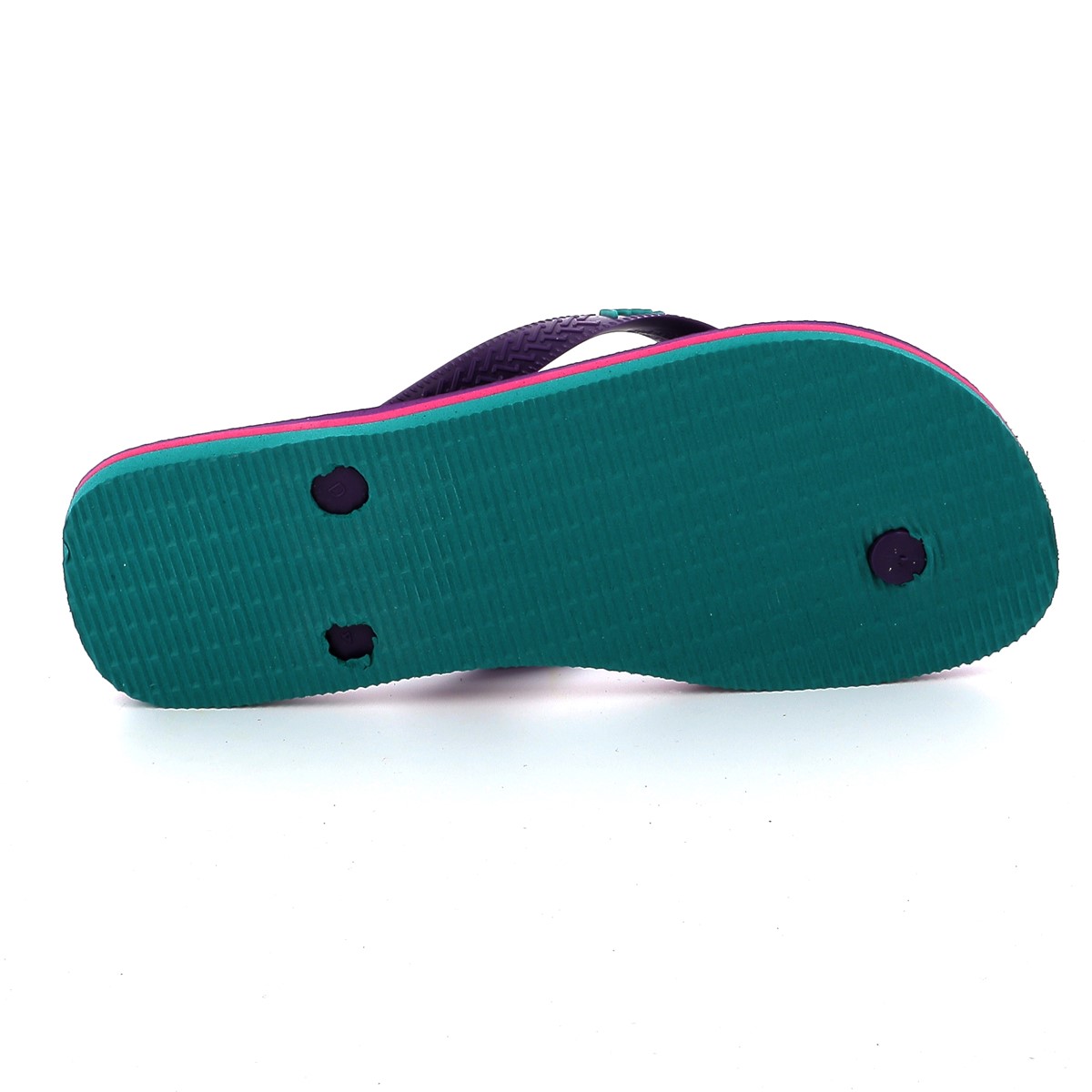 Tongues Havaianas Hav Brasil Logo Bordeaux - Mixte - Caoutchouc - Style Brésilien