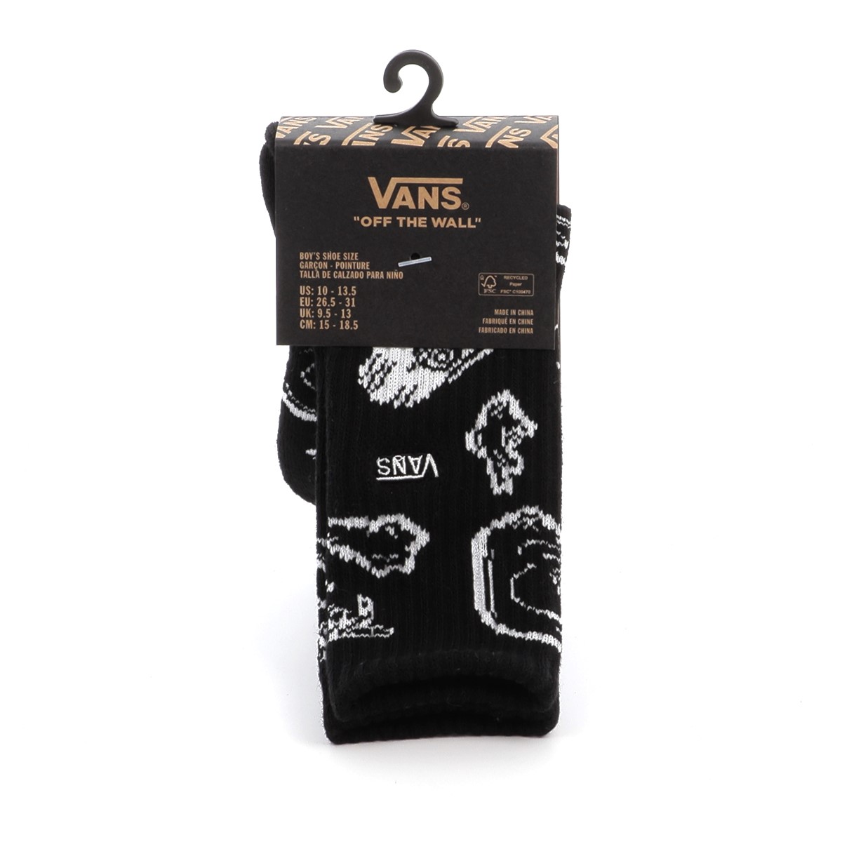 Παιδικές Κάλτσες για Αγόρι Vans Χρώματος Μαύρο VN00061MBLK1