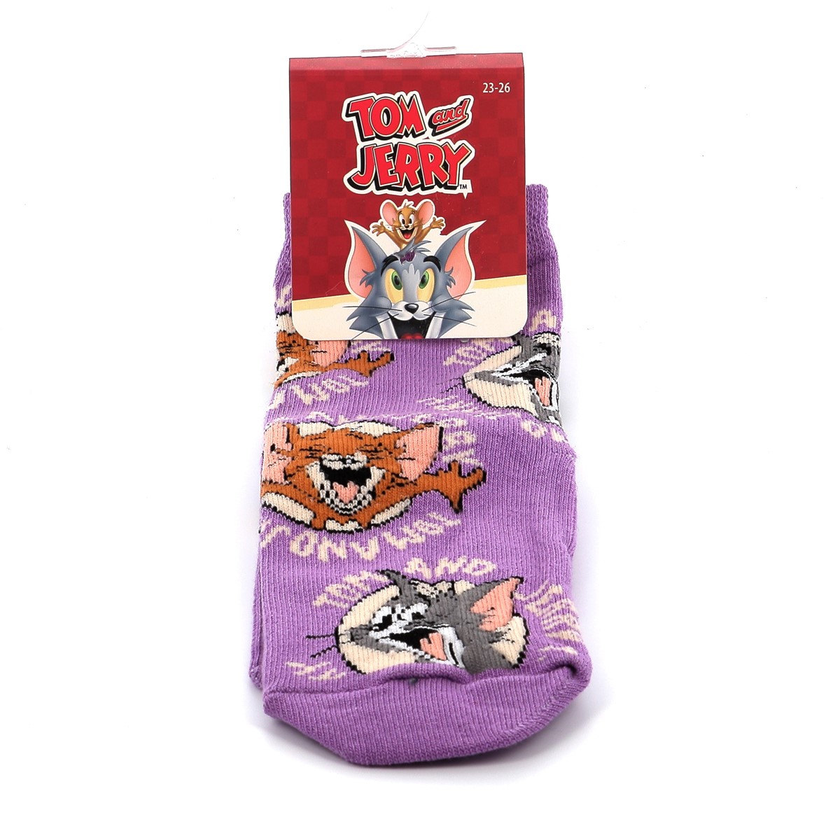 DISNEY Παιδικές Κάλτσες για Κορίτσι Disney Tom & Jerry Χρώματος Μωβ TJ20514-TOM AND JERRY