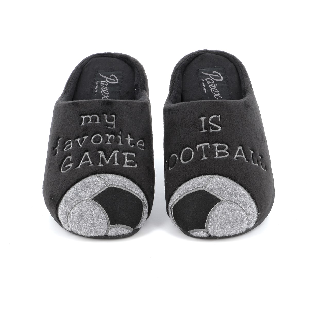 Men's House Slippers PAREX Black