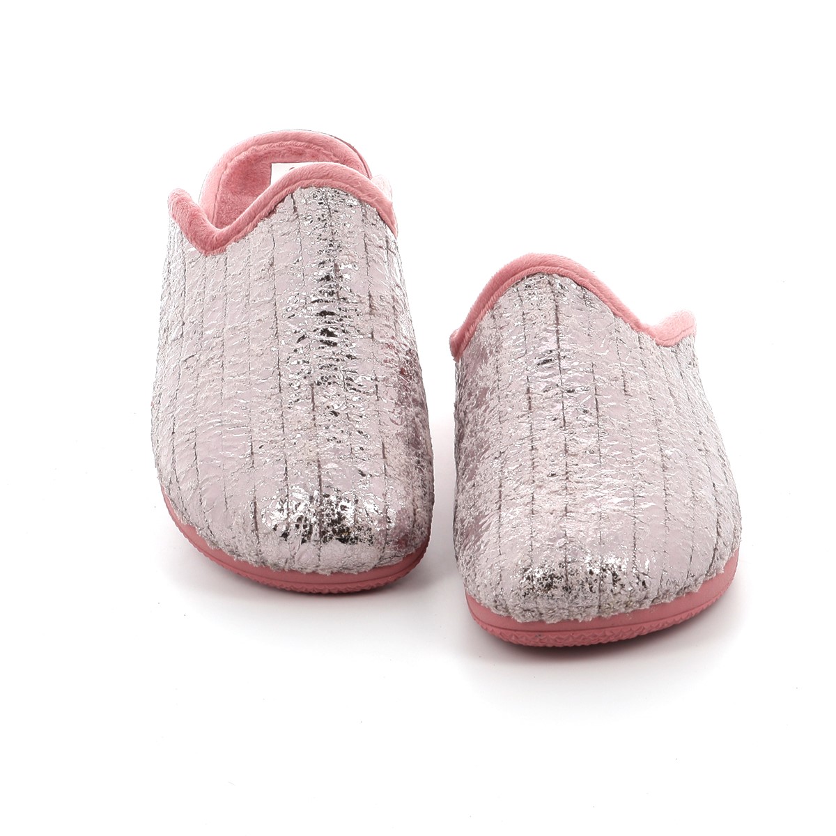 Women's House Slippers ADAM'S Silver