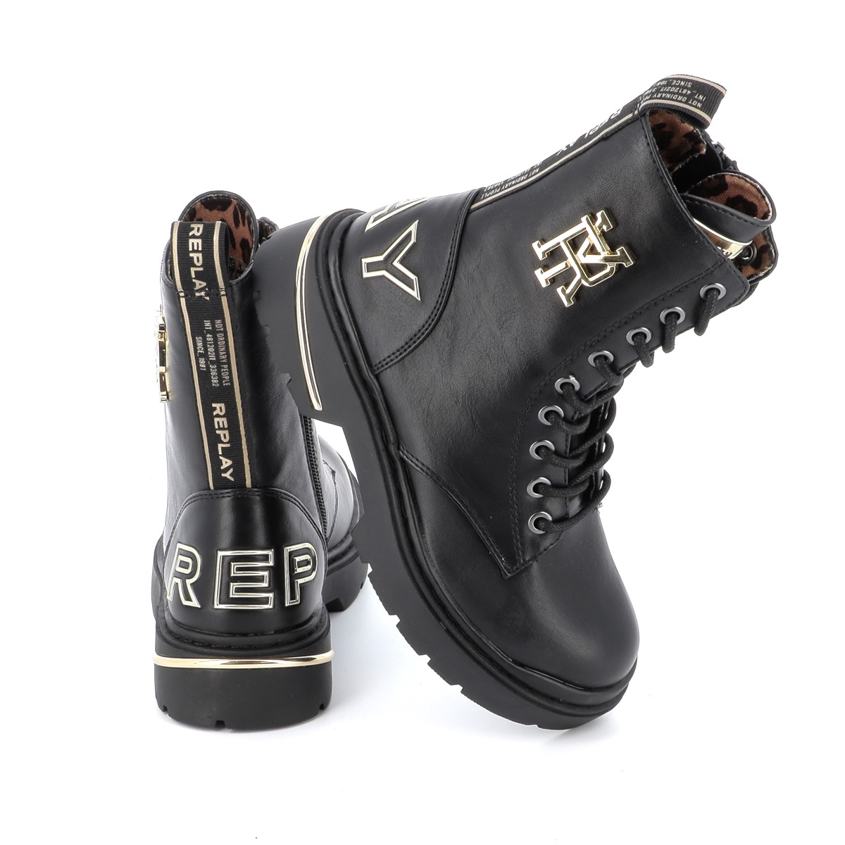 Παιδικό Μποτάκι για Κορίτσι Replay Χρώματος Μαύρο GBL17.000.C0026S-0006 φωτογραφία