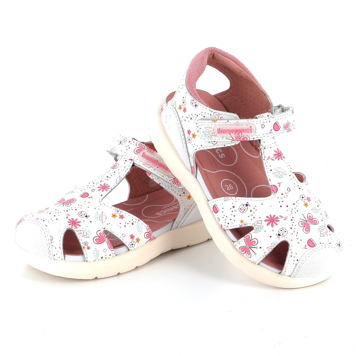 Girls' Sandals BIOMECANICS White
