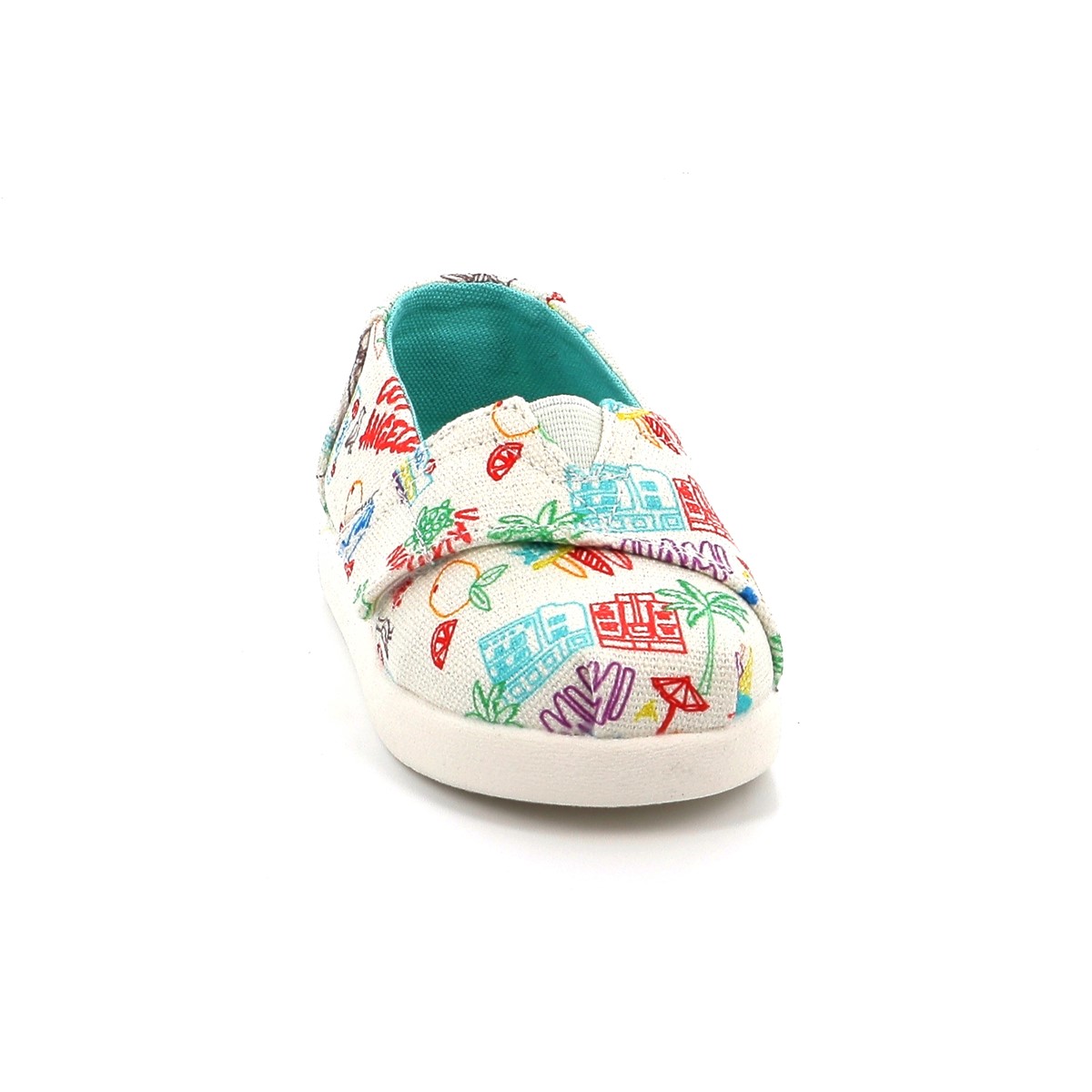 Girls' Shoes TOMS White