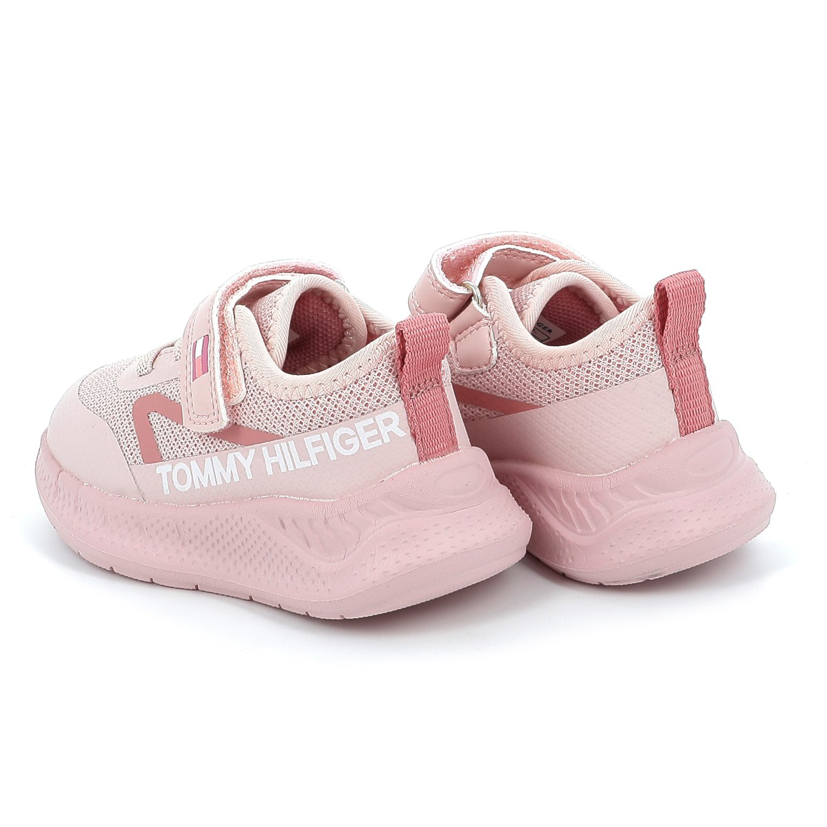 Παιδικό Αθλητικό Παπούτσι για Κορίτσι Tommy Hilfiger Low Cut Lace-up Χρώματος Ροζ T1A9-33990-1843302 φωτογραφία