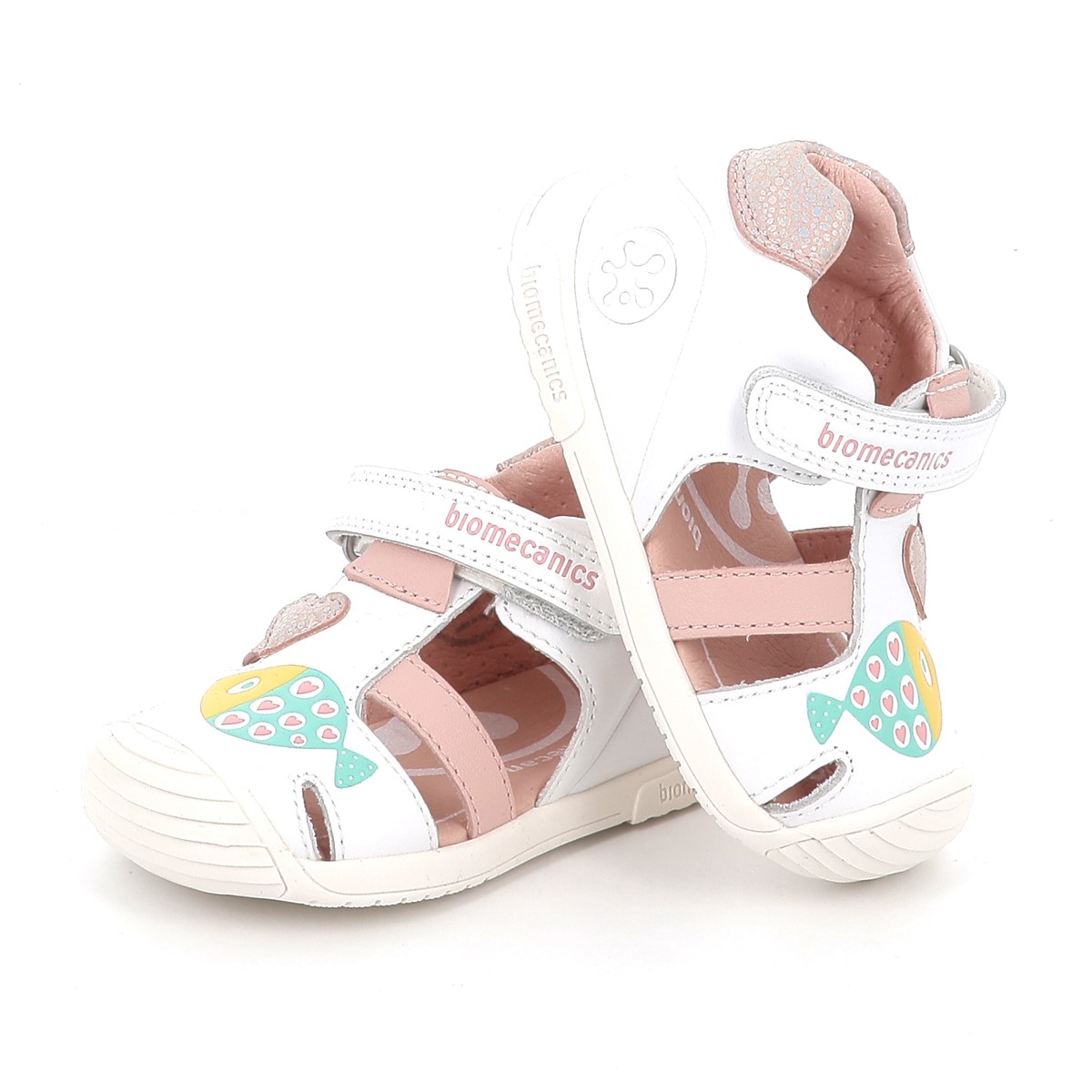 Girls' Sandals BIOMECANICS White