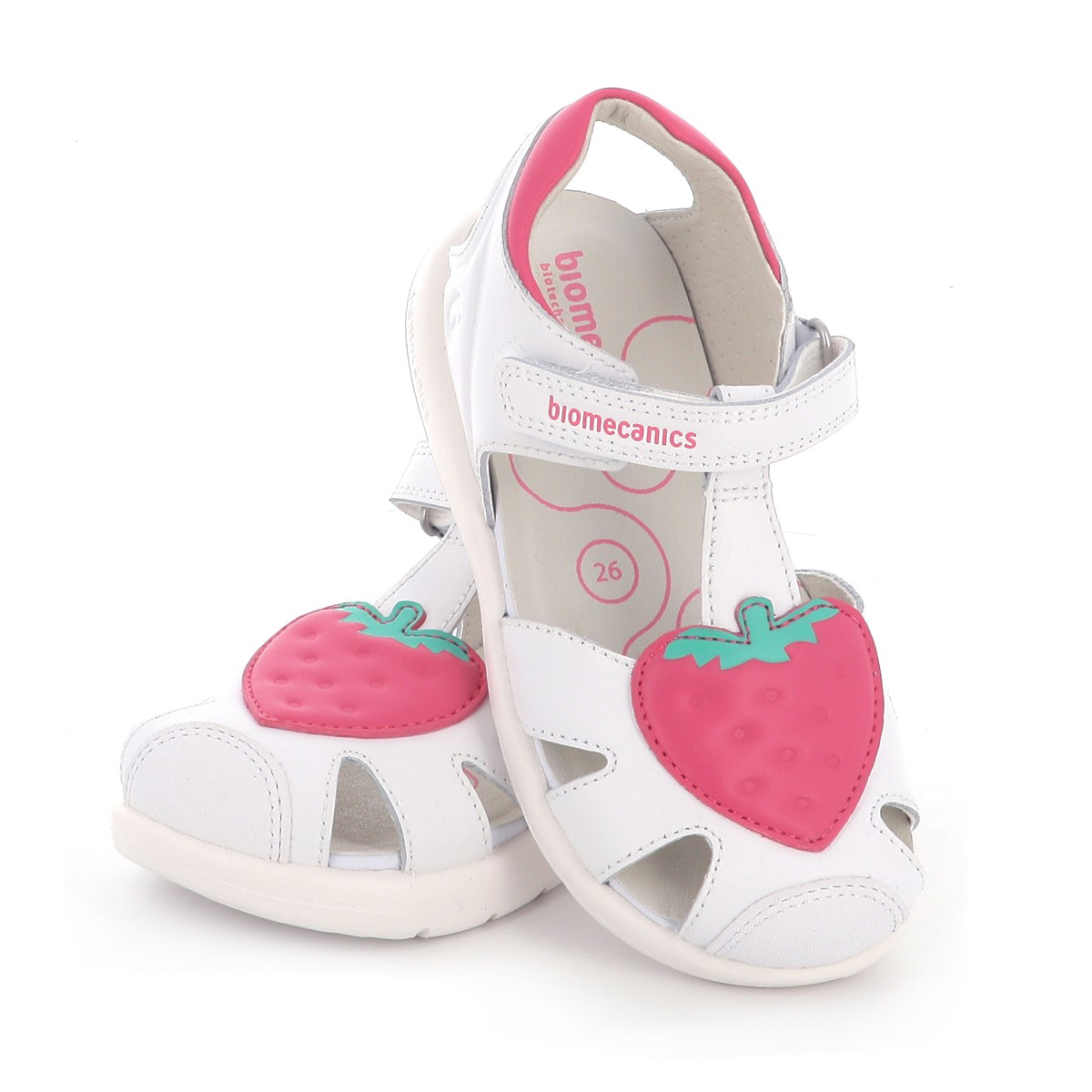 Girls' Sandals BIOMECANICS White