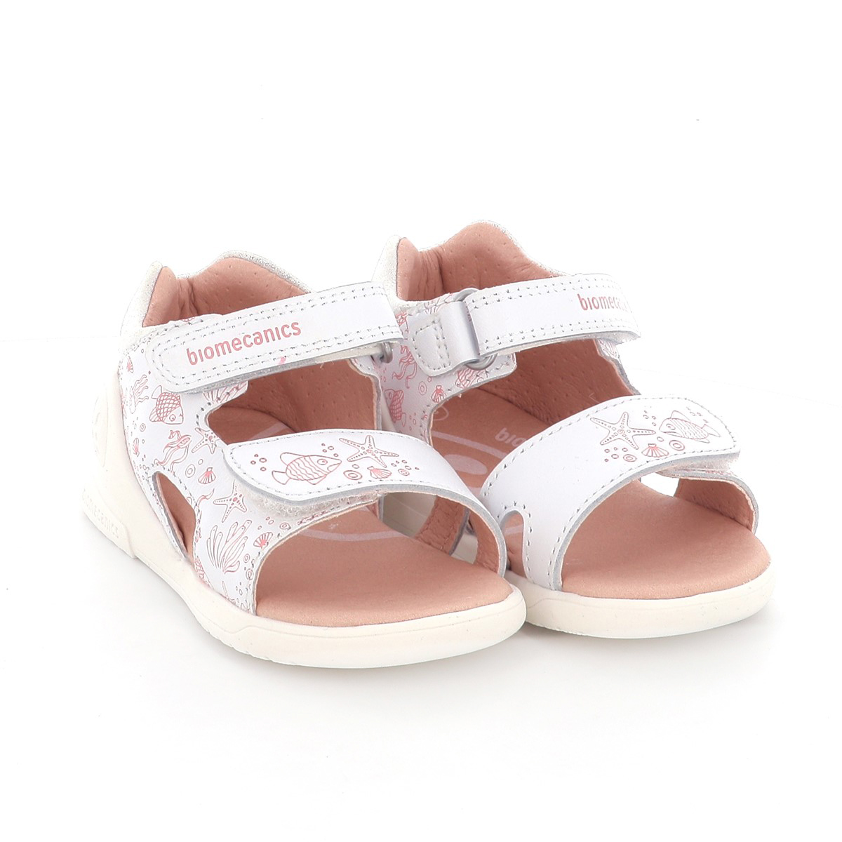 Girls' Sandals BIOMECANICS White