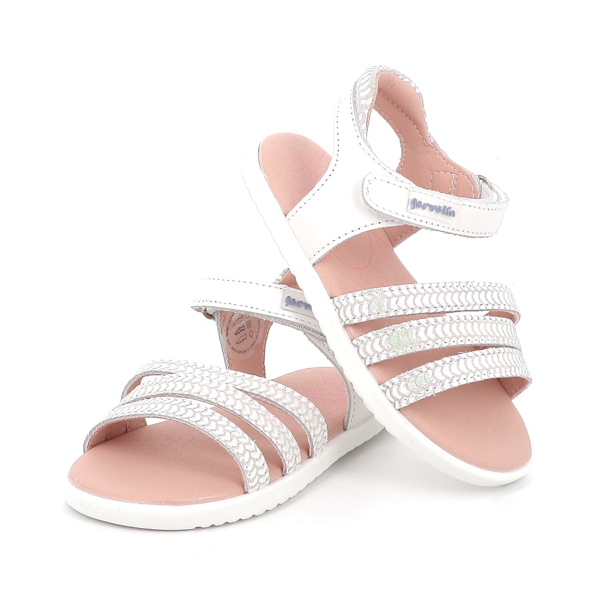 Girls' Sandals GARVALIN White
