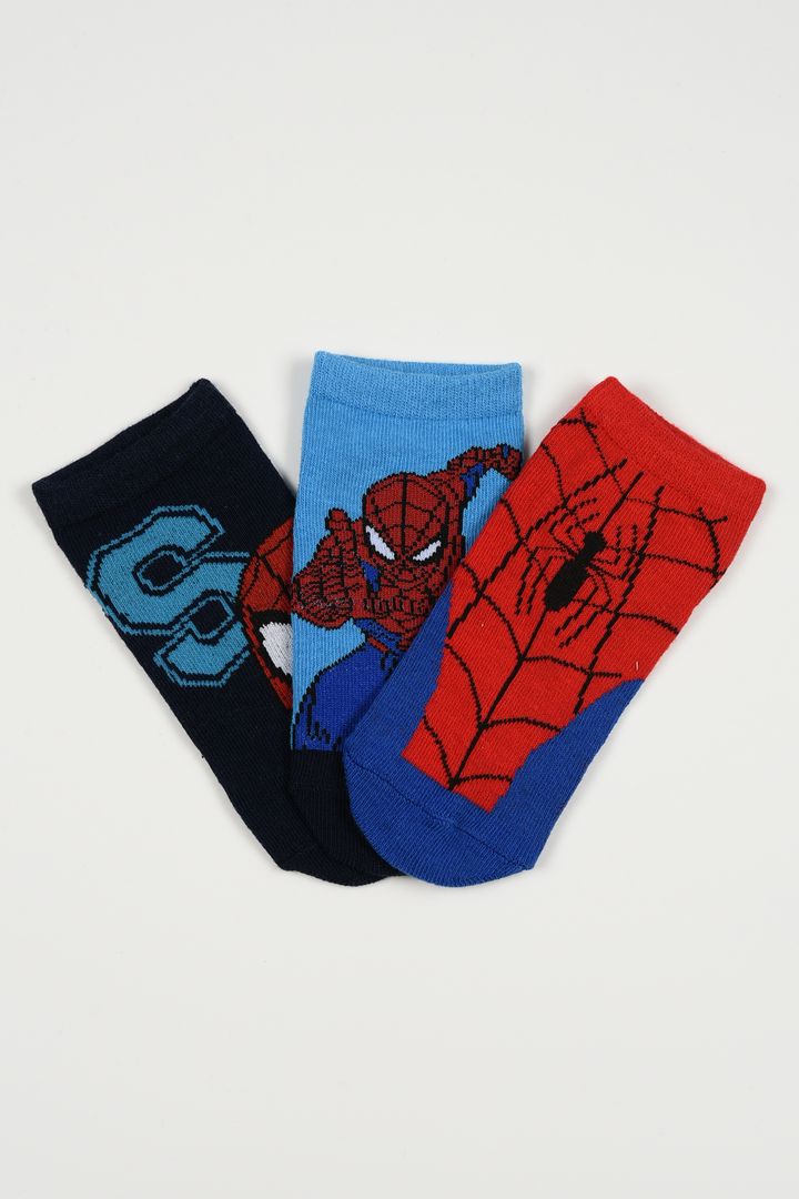 Παιδικές Κάλτσες για Αγόρι Disney Spider-Man Χρώματος Πολύχρωμo EZO6041.PACK2