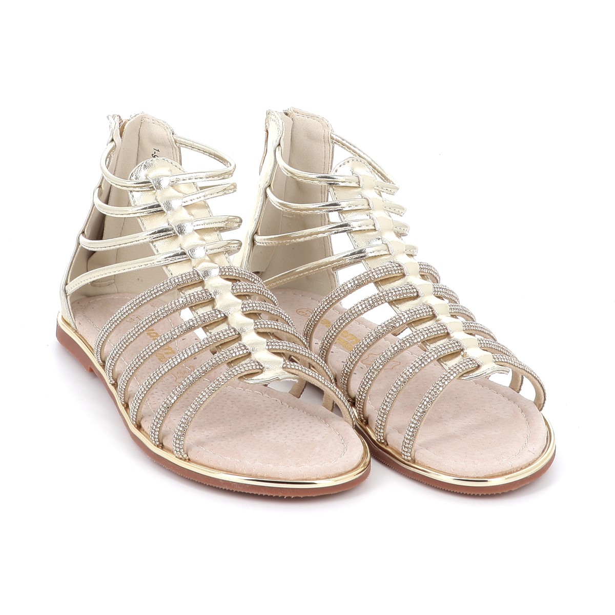 Girls' Sandals ADAM'S Gold