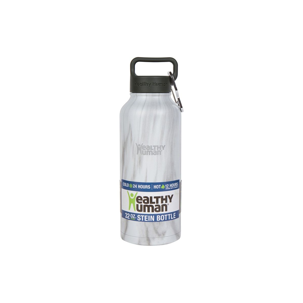 Παγούρι Θερμός Ανοξείδωτο Healthy Human Stein Bottle 32oz/946ml Χρώματος Λευκό- Γκρι HH0036