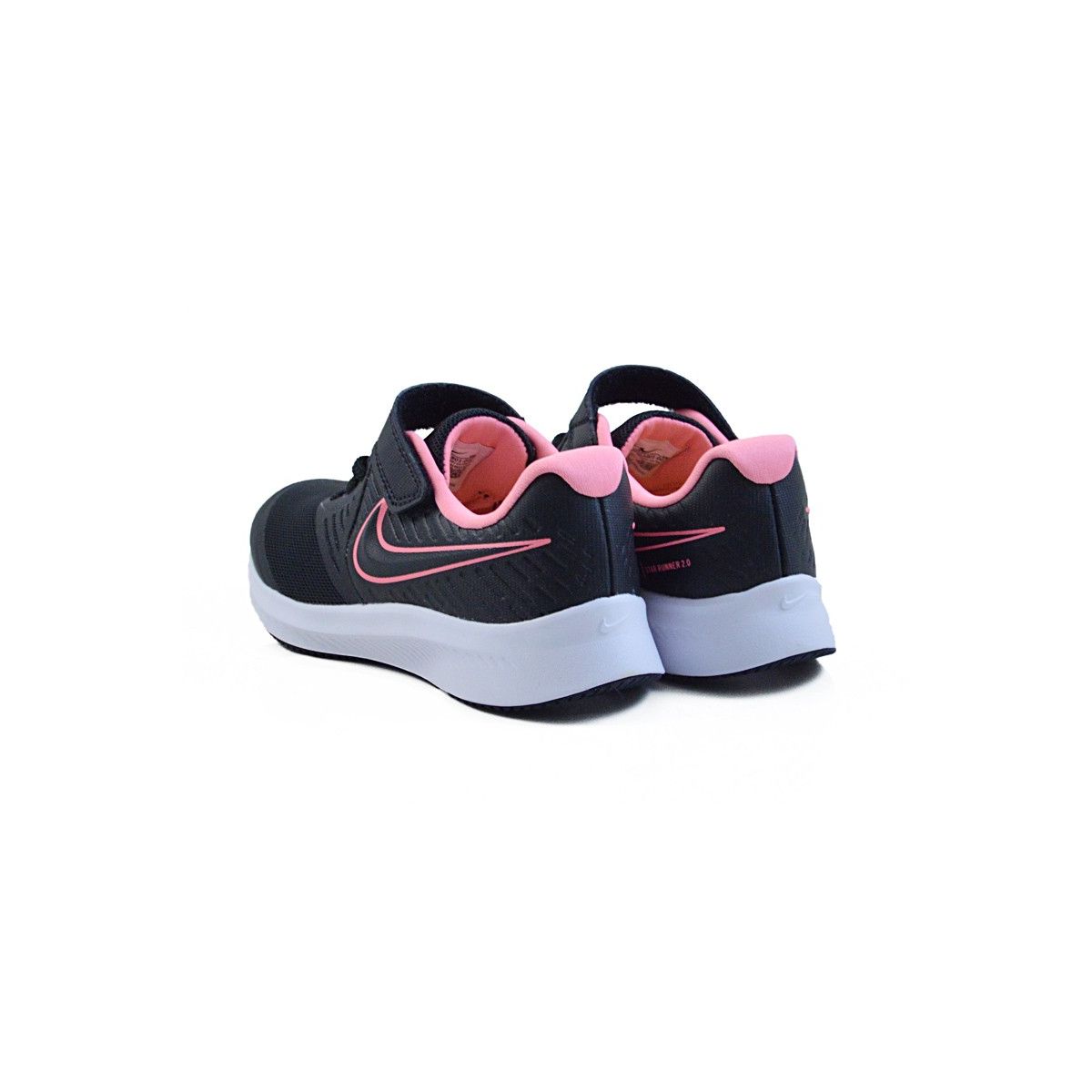 Παιδικό Αθλητικό για Κορίτσι Nike Star Runner 2 Δερμάτινο Χρώματος Μαύρο AT1801 002