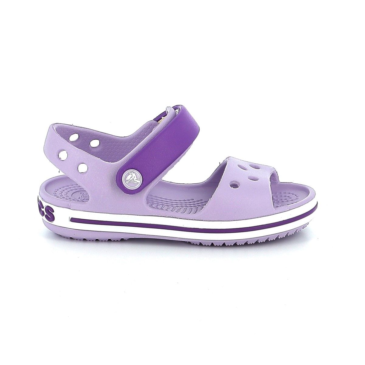 Παιδικό Πέδιλο για Κορίτσι Ανατομικό Crocs  Crocband Sandal Χρώματος Μωβ 12856-5P8