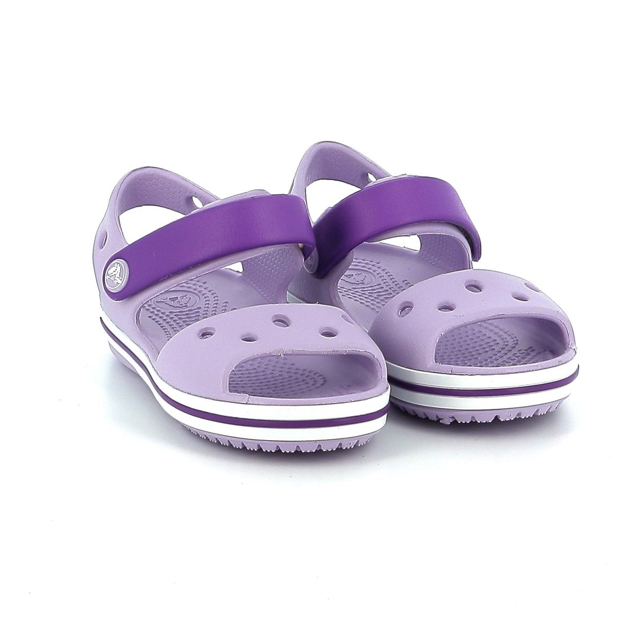 Παιδικό Πέδιλο για Κορίτσι Ανατομικό Crocs  Crocband Sandal Χρώματος Μωβ 12856-5P8