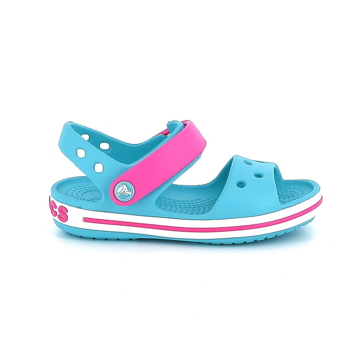 Παιδικό Πέδιλο για Κορίτσι Crocs Crocband Sandal Kids Χρώματος Βεραμάν 12856-4SL