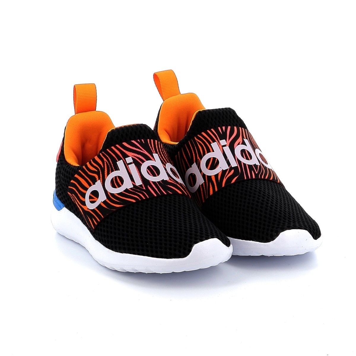 Παιδικό Αθλητικό Παπούτσι για Κορίτσι Adidas Lite Racer Adapt 4.0 Tiger-print Slip-on Shoes Χρώματος Μαύρο GW0309