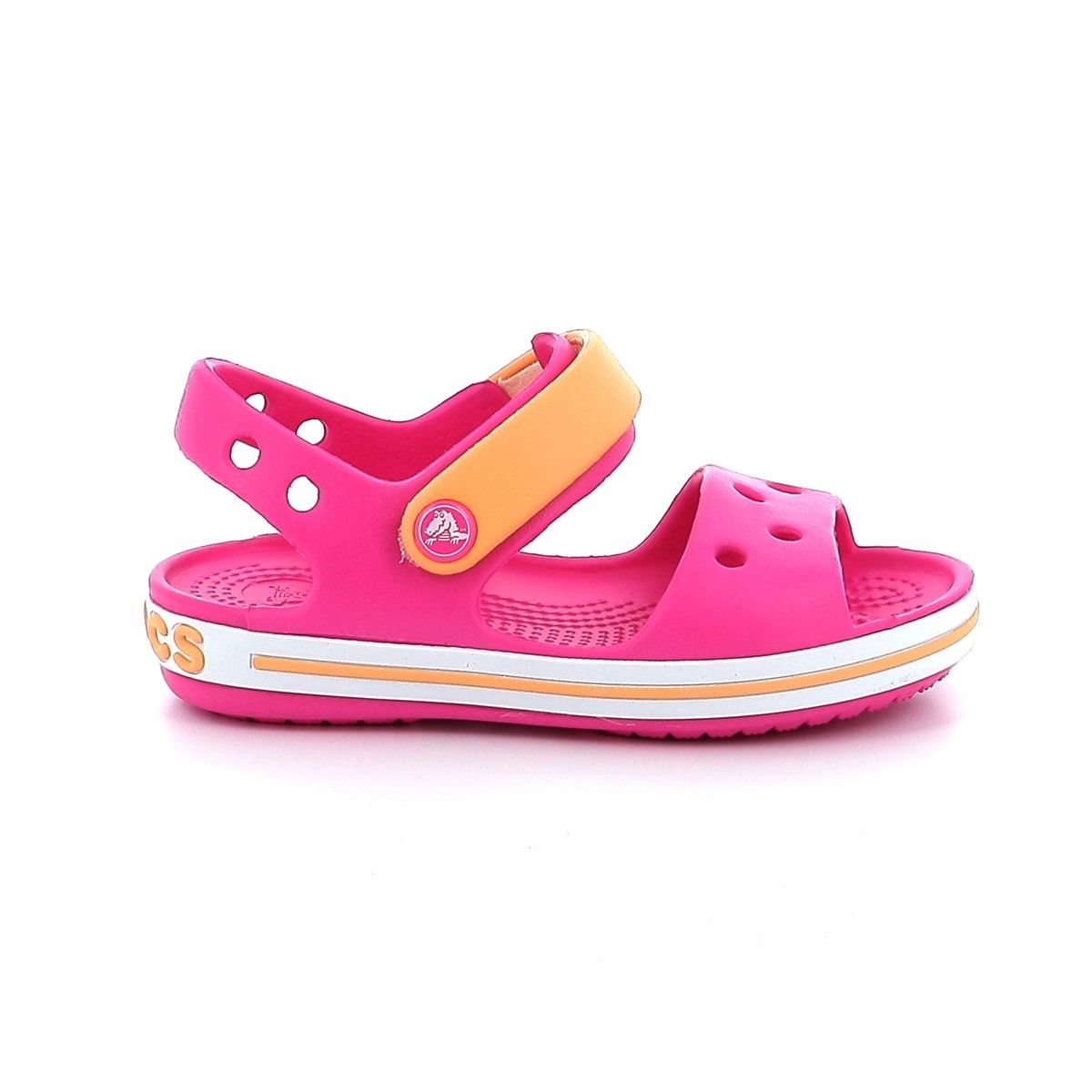 Crocs Πέδιλο Κορίτσι Crocband Sandal Kids 12856-6QZ - ΦΟΥΞΙΑ-ΚΟΡΑΛΙ