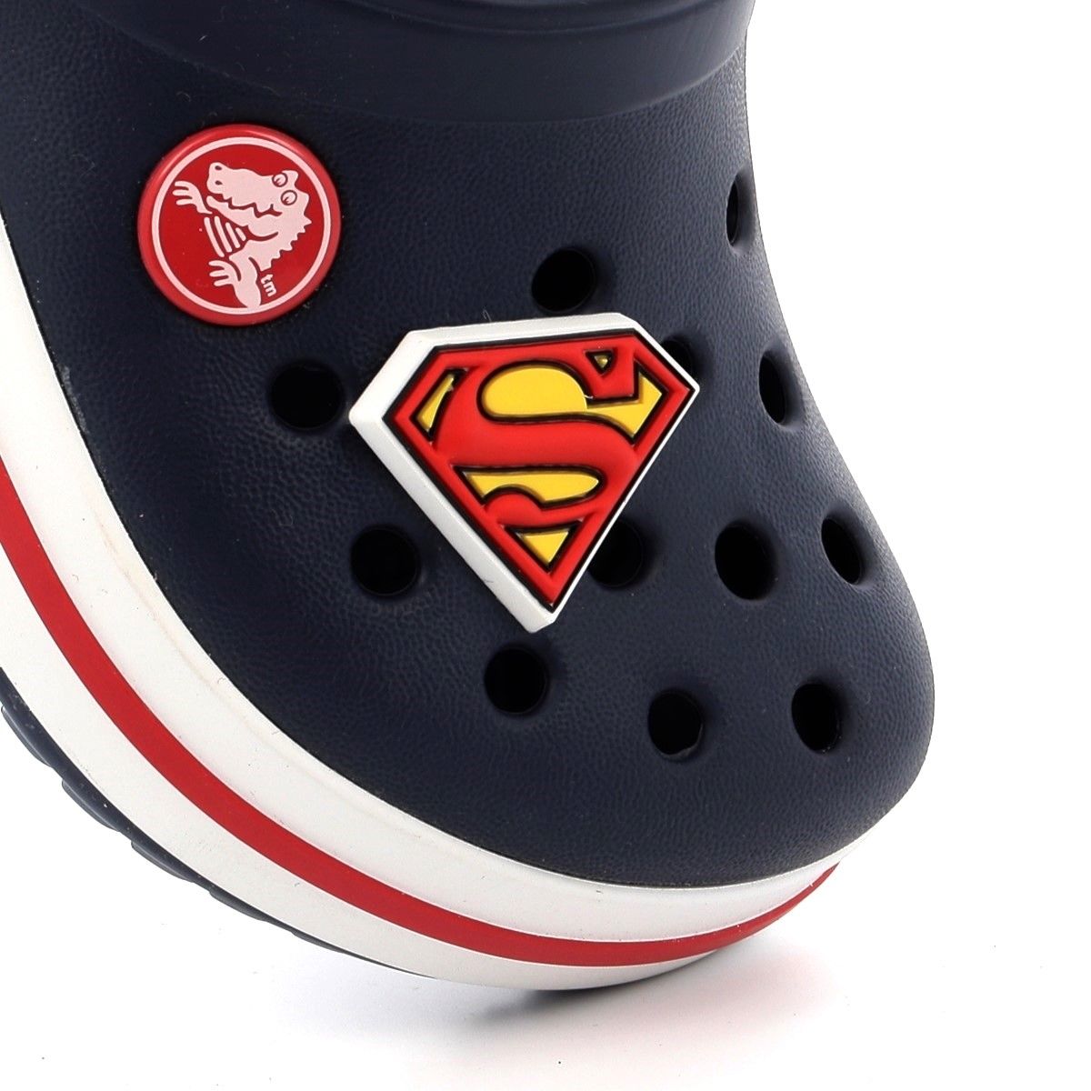 Αξεσουάρ Διακοσμητικό Παπουτσιών Crocs Superman Logo Χρώματος Κόκκινο 10006905