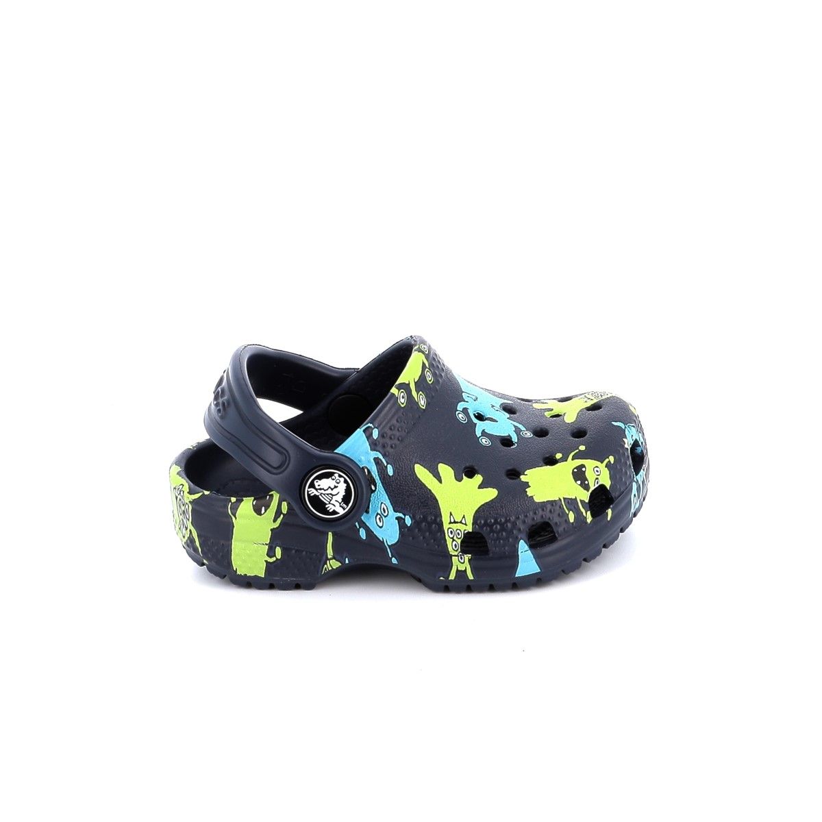 Παιδικό Σαμπό για Αγόρι Crocs Classic Monster Print Clog Χρώματος Μπλε 206883-410