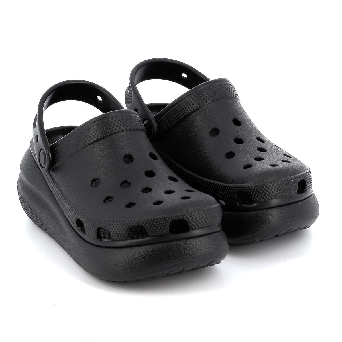 Γυναικείο Σαμπό Crocs Classic Crush Clog Χρώματος Μαύρο 207521-001
