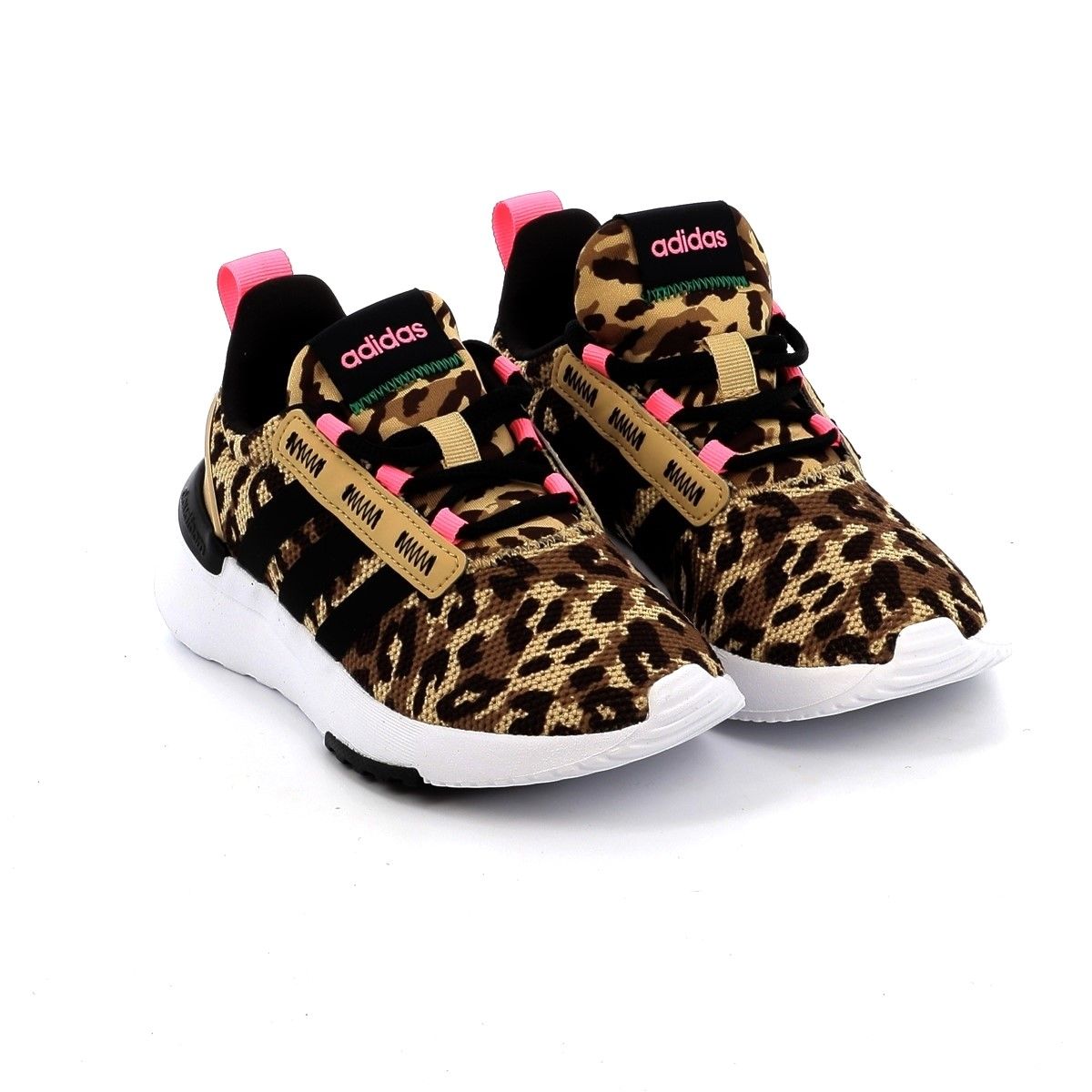 Παιδικό Αθλητικό Παπούτσι για Κορίτσι Adidas Racer Tr21 Lifestyle Running Lace Shoes Χρώματος Καφέ Animal GW7147