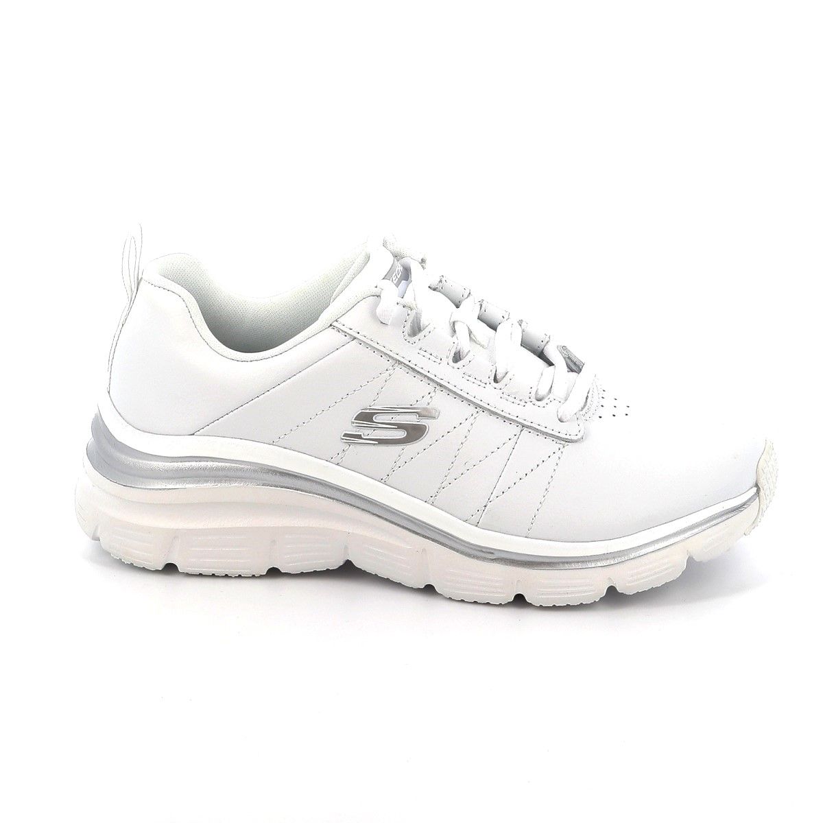 Γυναικείο Αθλητικό Παπούτσι Skechers Fashion Fit Χρώματος Λευκό 149473-WSL