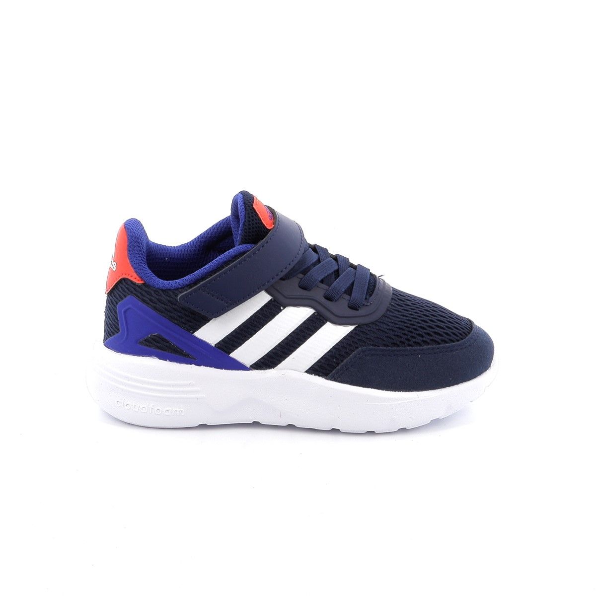 Παιδικό Αθλητικό Παπούτσι για Αγόρι Adidas Nebzed Lifestyle Running Elastic Lace Top Strap Shoes Χρώματος Μπλε HQ6145