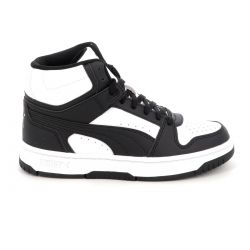Παιδικό Αθλητικό Μποτάκι για Αγόρι Puma Rebound V6 Mid Χρώματος Μαύρο 408800-01