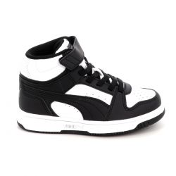 Παιδικό Αθλητικό Μποτάκι για Αγόρι Puma Rebound V6 Mid Χρώματος Μαύρο 408801-01