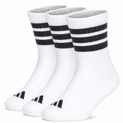 Παιδικές Κάλτσες για Αγόρι Adidas Kids Cushioned Crew Socks Χρώματος Λευκό JZ0531