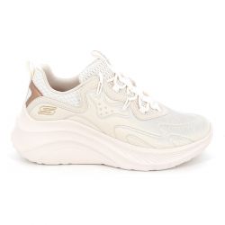 Γυναικείο Αθλητικό Παπούτσι Skechers Bobs Sport Chaos Hi Χρώματος Μπεζ 117513-OFWT