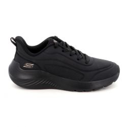Γυναικείο Αθλητικό Παπούτσι Skechers Bobs Squad Waves Χρώματος Μαύρο 117485-BBK
