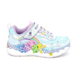 Παιδικό Αθλητικό Παπούτσι για Κορίτσι Skechers Care Bears με Φωτάκια On/Off Χρώματος Γαλάζιο 302390LC-BLMT