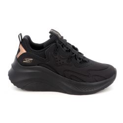Γυναικείο Αθλητικό Παπούτσι Skechers Bobs Sport Chaos Hi Χρώματος Μαύρο 117513-BBK