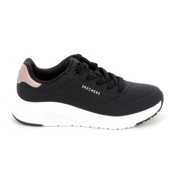 Γυναικείο Αθλητικό Παπούτσι Skechers Uno Lite 2 Χρώματος Μαύρο 190265-BLK