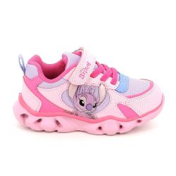 Παιδικό Αθλητικό Παπούτσι για Κορίτσι Disney Stitch & Angel Χρώματος Ροζ LS002835
