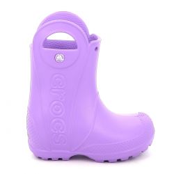 Παιδική Γαλότσα Crocs Handle It Rain Boot T Χρώματος Μωβ 211056-5FJ