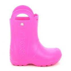 Παιδική Γαλότσα για Κορίτσι Crocs Handle It Rain Boot K Χρώματος Ροζ 211052-6TW