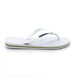 Σαγιονάρα Havaianas Brasil Logo Χρώματος Λευκό 4110850-0001