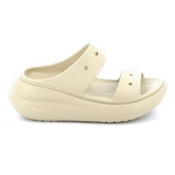 Γυναικείο Mule Crocs Classic Crush Sandal Ανατομικό Χρώματος Μπεζ 207670-2Y2