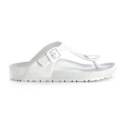 Γυναικεία Σαγιονάρα Ateneo Χρώματος Λευκό 02 SEA SANDALS.W