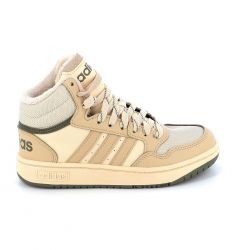 Children's Sports Boot for Adidas Hoops Mid 3.0k Color Beige IF7738