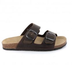 Ανδρική Παντόφλα Natur A.B. Ανατομική Χρώματος Καφέ 580-25004-19.2