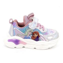 Παιδικό Αθλητικό Παπούτσι για Κορίτσι Disney Frozen με Φωτάκια Χρώματος Πολύχρωμο FZ015235
