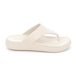 Γυναικεία Σαγιονάρα Crocs Getaway Triangle Flip Χρώματος Μπεζ 212018-2MC