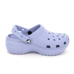 Γυναικείο Σαμπό Crocs Classic Platform Clog Ανατομικό Χρώματος Μπλε 206750-453