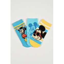 Παιδικές Κάλτσες για Αγόρι Disney Mickey Mouse Χρώματος Πολύχρωμο EZO6045.PACK1