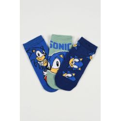 Παιδικές Κάλτσες για Αγόρι Disney Sonic Χρώματος Πολύχρωμo EZO6037.PACK1
